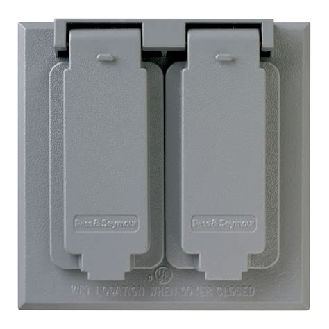 2 way metallic spotlight cover box 2 way|Weatherproof Cover, 2 Gang, Toggle Type, Dustproof, Vertical .